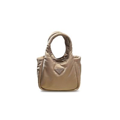 PRADA PADDED SOFT NAPPA LEATHER BAG COLOR 1BA359 (18*16*10cm)